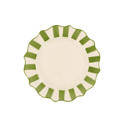 Image showing the Scalloped Breakfast Plate, D22cm, Green product.