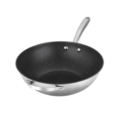 Image showing the Scratch Guard Stainless Steel stir-fry pan, 29cm product.