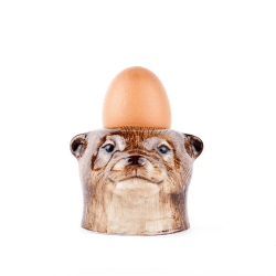 Image showing the Otter Egg Cup, H7cm, Brown product.