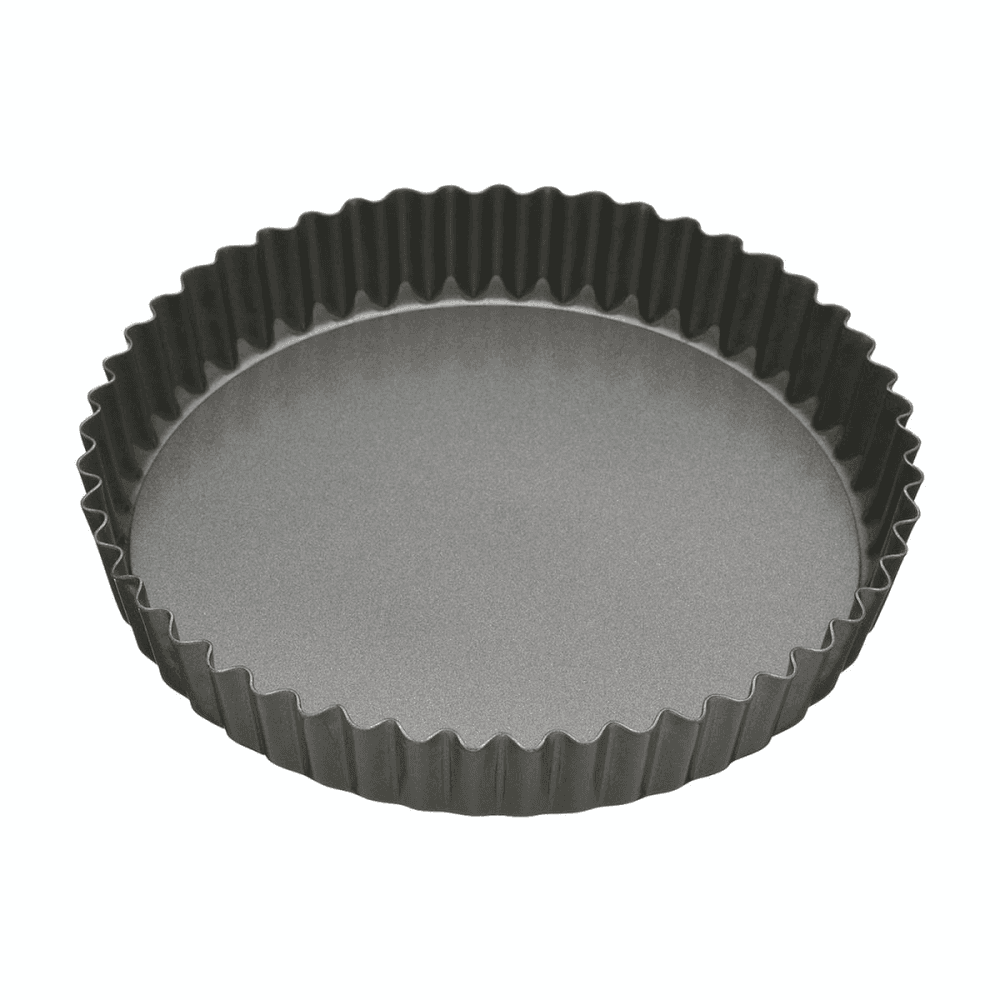 Loose Base Fluted Quiche Tin, MasterClass, Non-Stick, 25cm