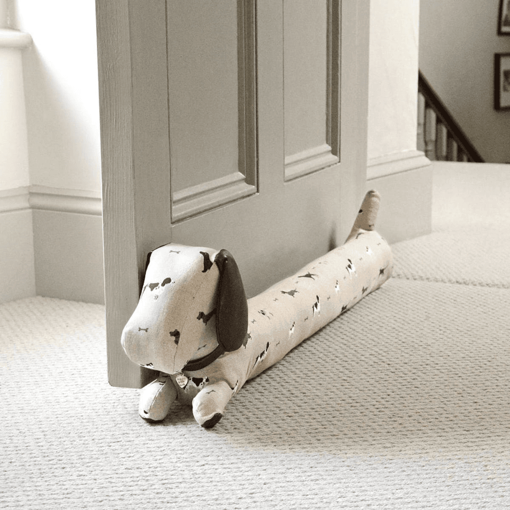 Woof Draught excluder, L90 x H20 x W9cm, Beige
