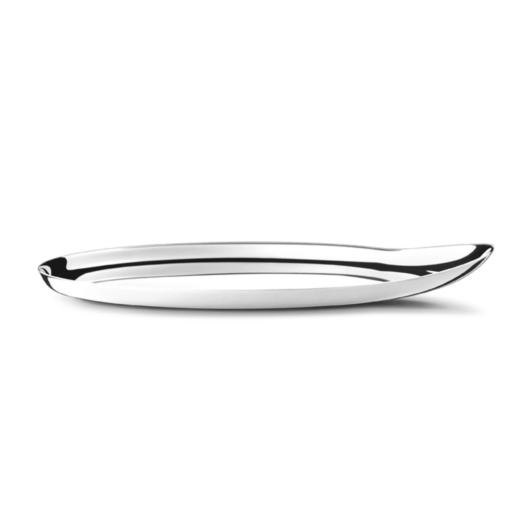 Alfredo Set of 4 coasters, 9cm, polished stainless steel