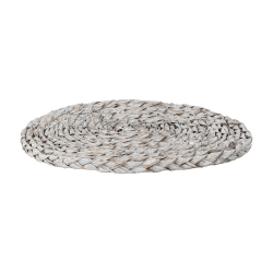 Image showing the Seagrass Set of 2 Placemats, D32cm, Grey product.