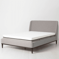 Image showing the Bed 02 Linen Double Frame, Natural product.
