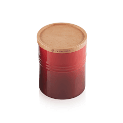 Image showing the Stoneware Medium storage jar, 10 x 12cm - 540ml, Cerise product.