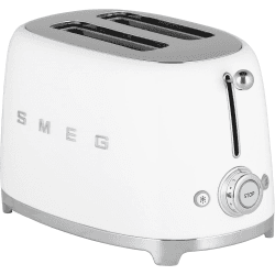 Image showing the 50's Retro 2 slice toaster, White product.