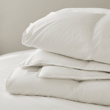 Image showing the Perfect Everyday Duck Down Collection King size duvet 13.5 tog, White product.