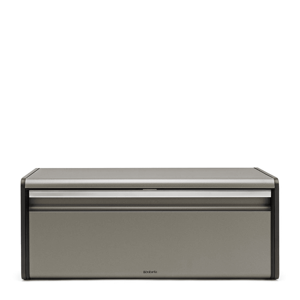 Fall Front Bread bin, H19.5, W49.5, D25.5cm, Platinum