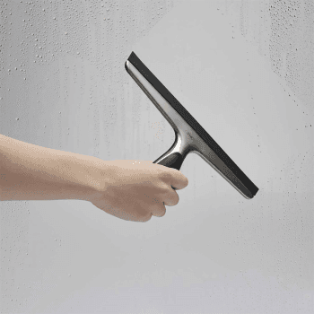 Image showing the Stainless steel squeegee, Black/Silver product.
