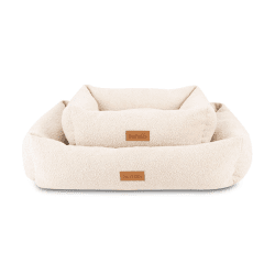 Image showing the Luxury Boucle Box Bed, 60 x 50cm, Ivory product.