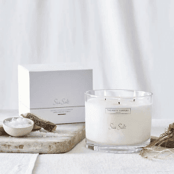 Image showing the Sea Salt Large Candle, 770g product.