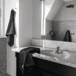 Image showing the Elegance Bath Towel, H70 x W140cm, Grey product.