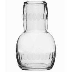 Image showing the Lens Carafe and glass, 1.3l, crystal product.