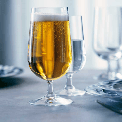 Image showing the Set of 2 Beer Glasses, 500ml, Clear product.