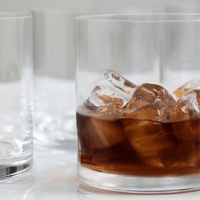 Julie Set of 4 Double Old Fashioned Glasses, 426ml, Clear