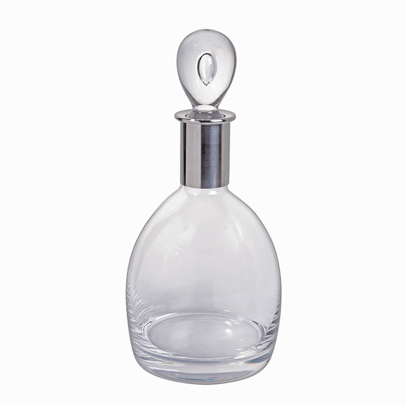 Soren Short Decanter, 750ml, Clear