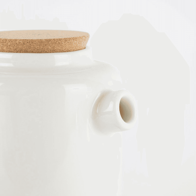 Eco Tea Set for Two, Cream