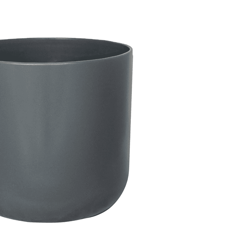 Lisbon Planter, H25.5 x W26 x D26cm, Charcoal