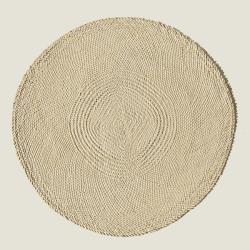 Image showing the Nariño Set of 2 Woven Placemats, D39cm, Natural product.