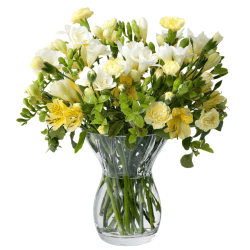 Image showing the Florabundance Posy vase, H18cm, Clear product.