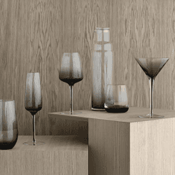 Image showing the Mouth Blown Tall Tumbler, 550ml, Smoke product.