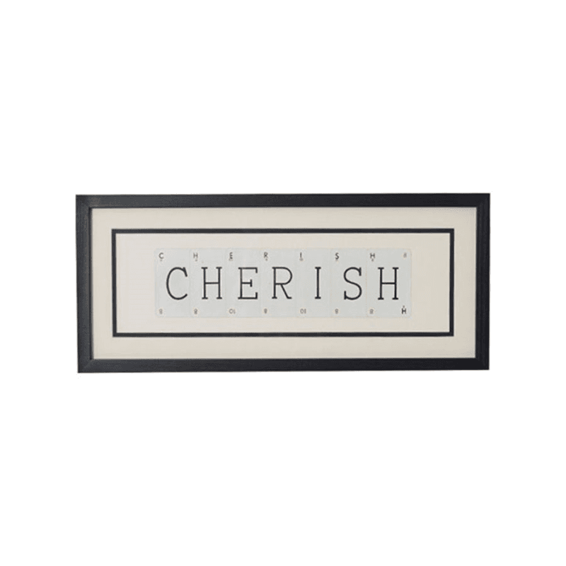 Cherish Medium Frame, W54 × H23cm, Black