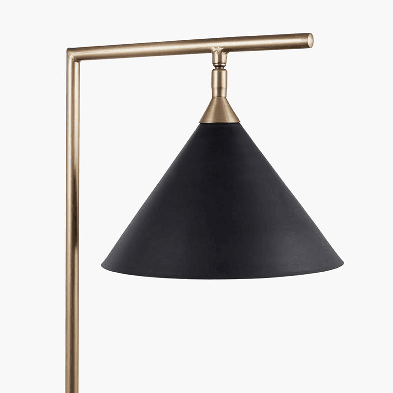 Zeta Floor Lamp, H161cm, Matt Black