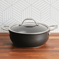 Image showing the Anolon X Casserole, 24cm, Black product.