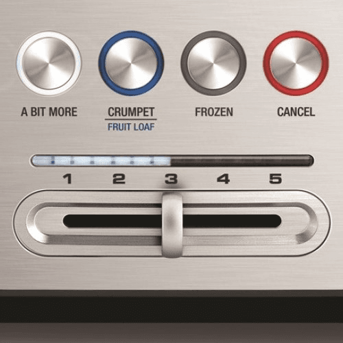The Smart Toast 4 slice toaster, Stainless Steel