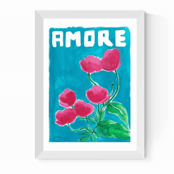Image showing the Keren Parmley Amore Print, Multi product.
