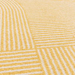 Image showing the Muse Geometric Rug, L120 x W170cm, Yellow product.