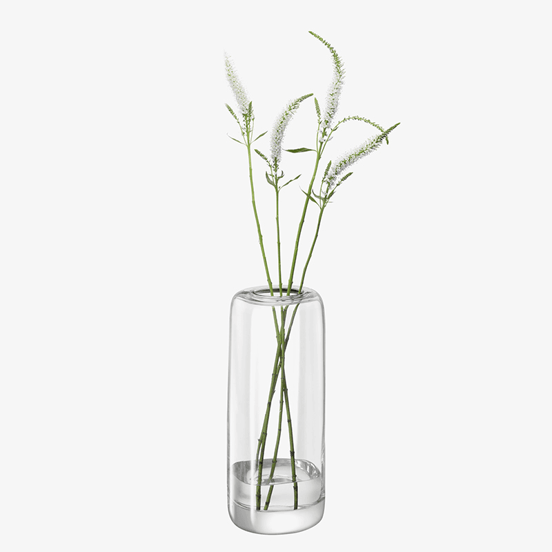 Melt Vase, H34cm, Clear