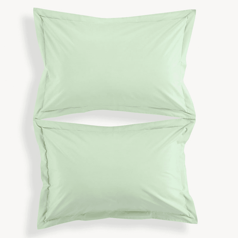 200TC Organic Pair of Oxford Pillowcases, Sage