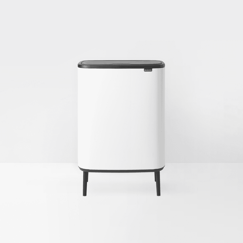 Bo Hi touch bin, 30 litre, White
