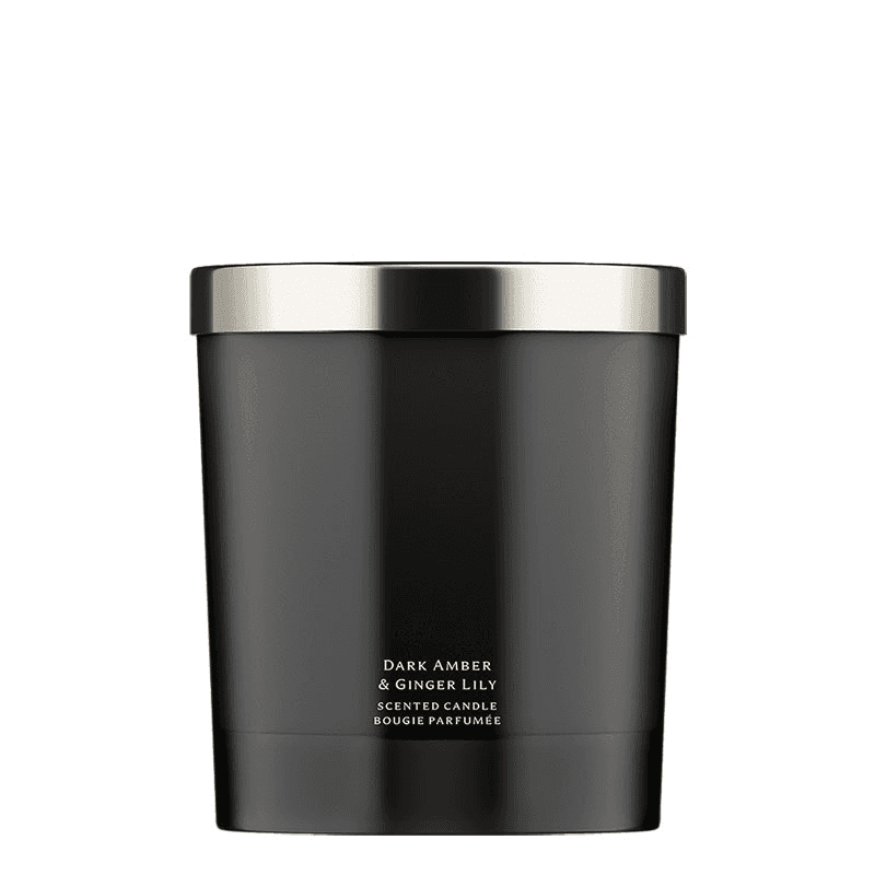 Dark Amber & Ginger Lily Home Candle, 200g