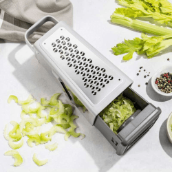 Image showing the Z-Cut Tower Grater, Grey product.