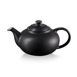 Image showing the Stoneware Classic teapot, 1.3 litre, satin black product.