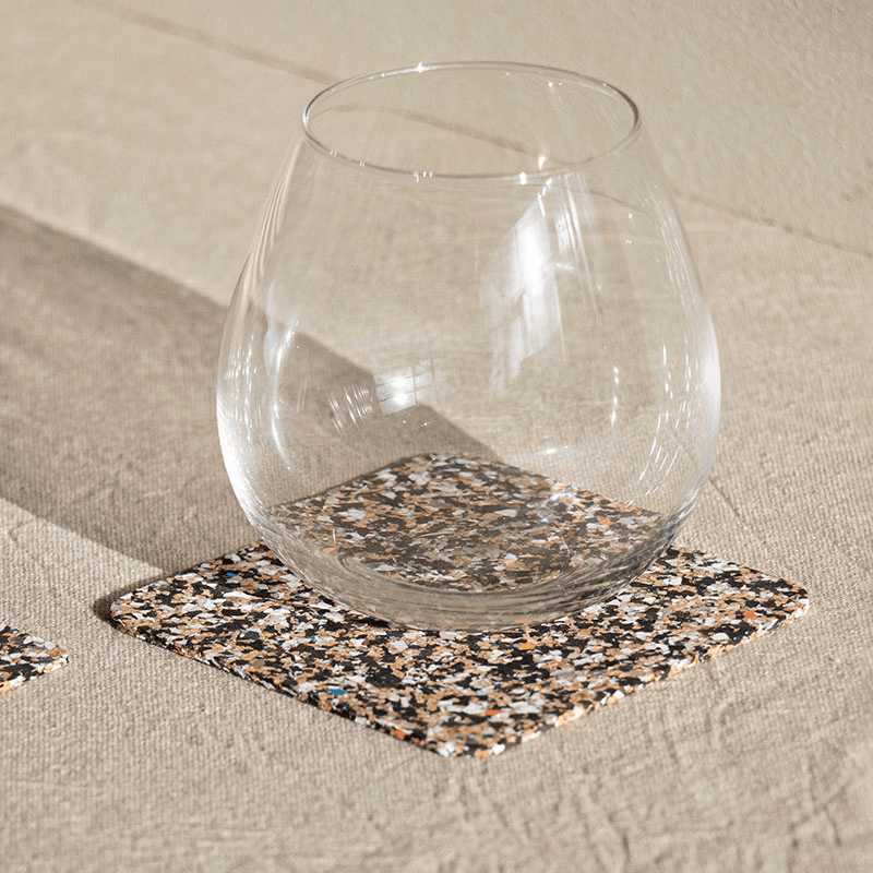 Beach Clean Set of 4 Coasters, W10 x L10cm, Multi