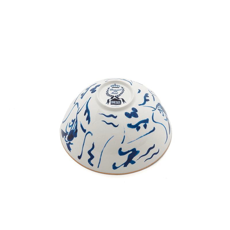 Diesel Living Classic on Acid Salad Bowl, D18cm, Koi