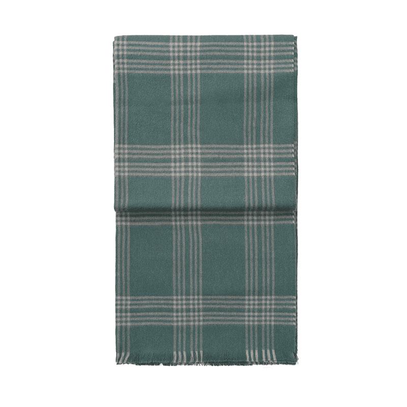 Check Throw, H190cm x W130cm, Green/Light Green