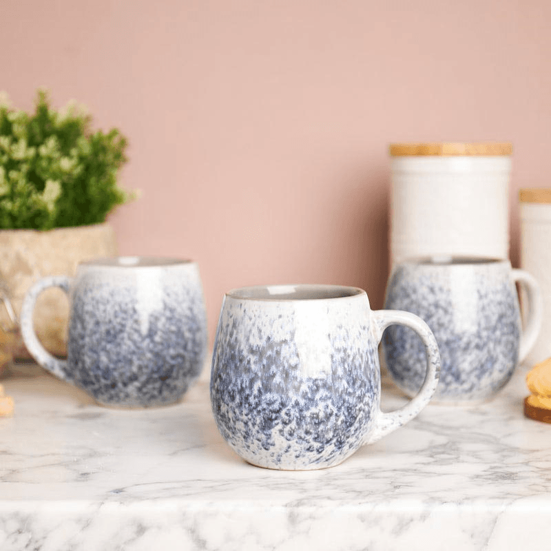 Ombre Reactive Stoneware Mug, 500ml, Grey