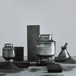 Image showing the Elements Earth Diffuser, H14 x W12 x D 12, Black product.