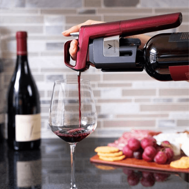 Timeless Six + Wine Preservation System, Burgundy