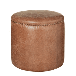 Image showing the Costellini Ottoman, D47 x H45cm, Aged Tobacco product.