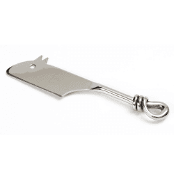 Image showing the Polished Knot Mouse cheese knife, Stainless Steel product.