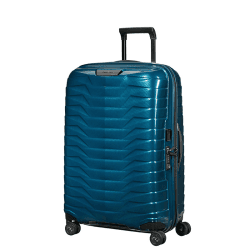 Image showing the Proxis Suitcase, H69 x L48 x W29cm, Petrol Blue product.