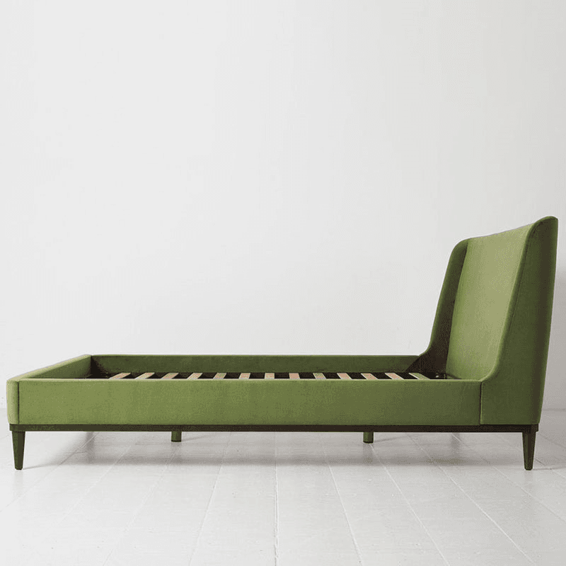 Bed 02 Velvet Super King Size Frame, Vine