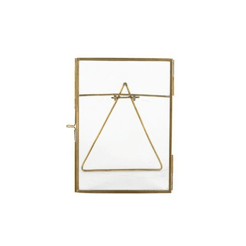 Danta Frame, 5 x 7", Antique Brass
