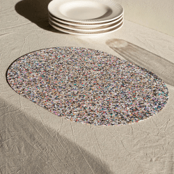 Image showing the Beach Clean Set of 4 Placemats, W30 x L40cm, Multi product.