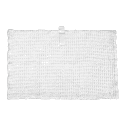 Image showing the Waffle Bath mat, 80 x 55cm, Natural White product.